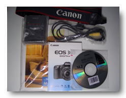 デジタル一眼レフカメラcanon：EOS 30D付属品