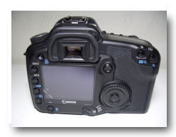 デジタル一眼レフカメラcanon：EOS 30D裏